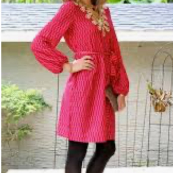 🌸SOLD🌸MUDPIE Corrine Dress / Tunic Cranberry M - Picture 10 of 10